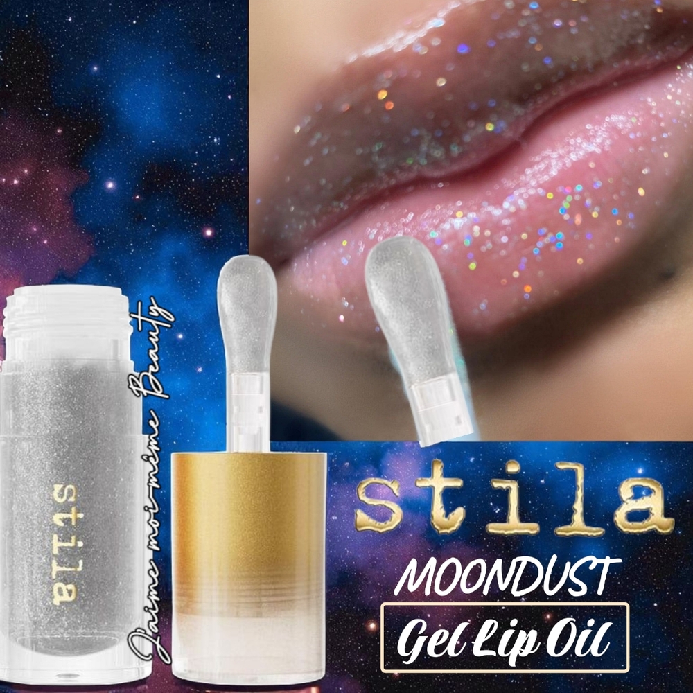 Stila Heaven's Dew Moondust Gel Lip Oil - Silver Sparkle